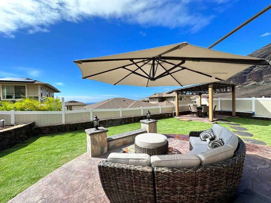 New 4 Bedroom Home With Ocean And Gorgeous Mountain Views In The Gated Community Of Mauna Olu Waianae Eksteriør billede